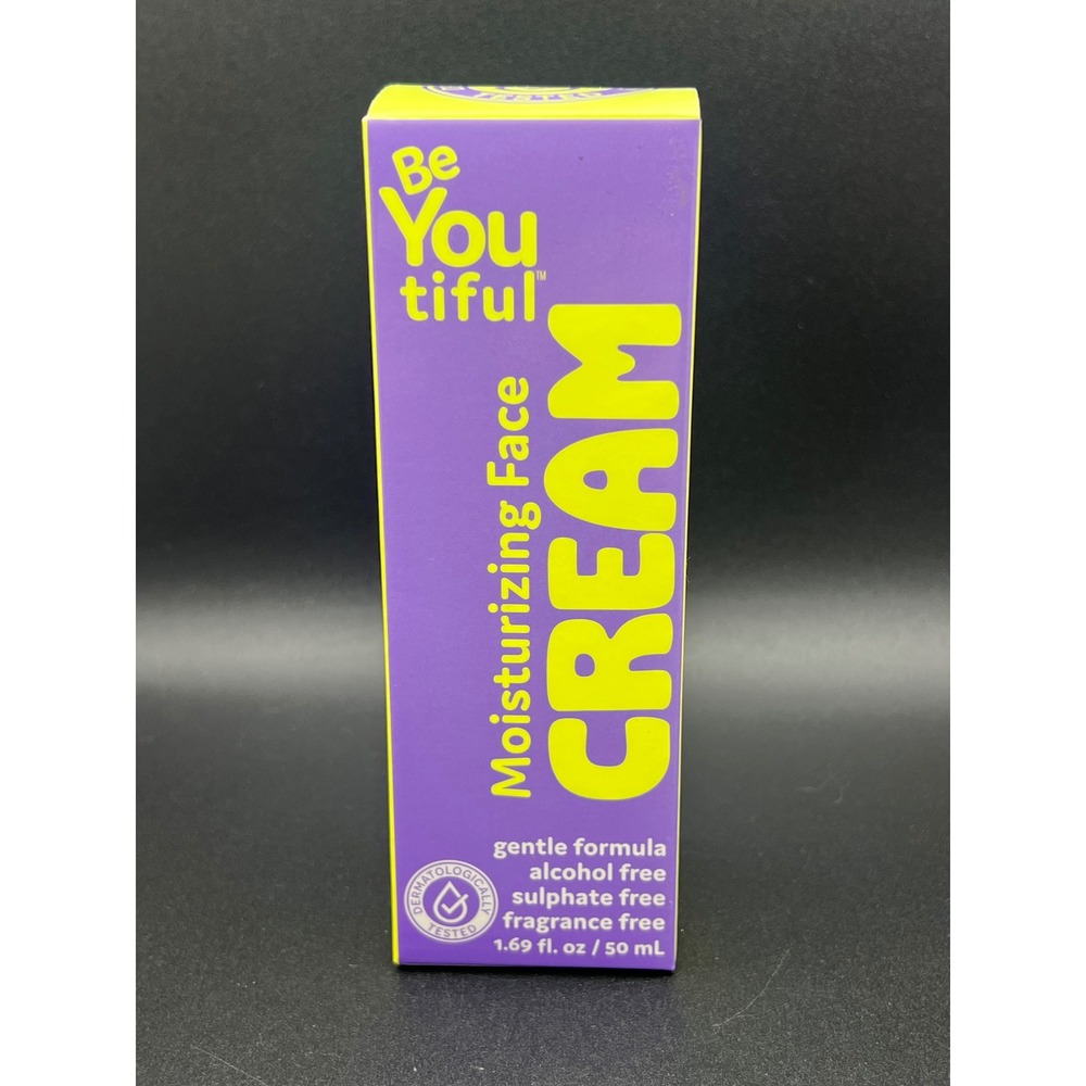 Be-You-tiful Moisturizing Face Cream 1.69oz 50mL Fragrance Free Alcohol Free NEW